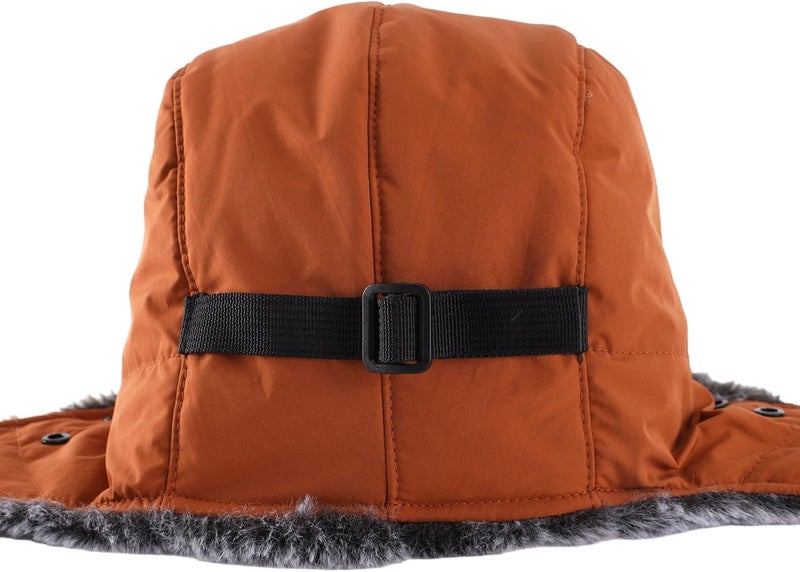 Connectyle Trapper Hat for Men Women Faux Fur Winter Hat with Ear Flaps Water-Resistant Hunting Hats Ushanka Skiing Cap - Image 5